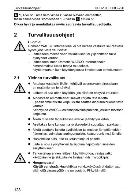 Instrucciones de uso - Marine by Dometic Group