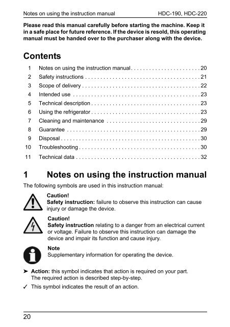 Instrucciones de uso - Marine by Dometic Group