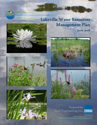 Comprehensive Water Resources Management Plan - City of Lakeville