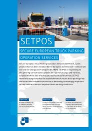 Secure European Truck Parking Operation Services - SETPOS