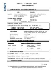 MSDS - Colonial Chemical Solutions