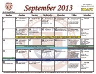 Activities Calendar - Brent International School Manila