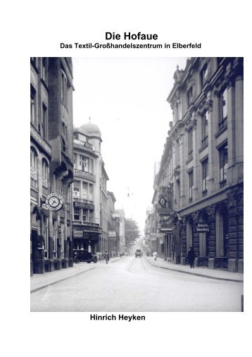 Die Hofaue - Geschichte einer Elberfelder Geschäftsstraße