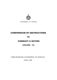 compendium of instructions conduct & duties - Chief Secretary ...