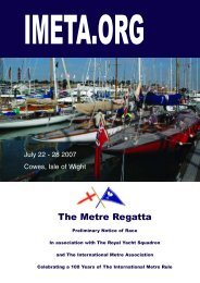 The Metre Regatta