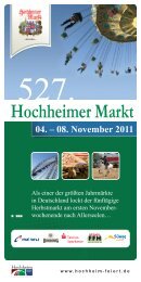 08. November 2011 Hochheimer Markt - Hochheim am Main