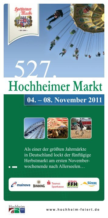 08. November 2011 Hochheimer Markt - Hochheim am Main