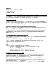 Loi de finances 2009 - Fontainepicard