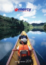 ANNUAL REPORT 2011 - MERCY Malaysia