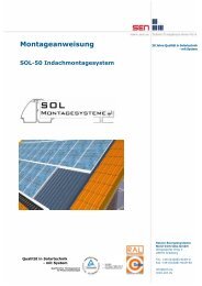 SEN SOL 50 Indach-Montageanweisung_ohne ... - personal electric