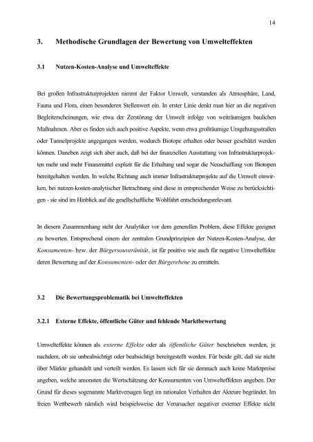 3. Methodische Grundlagen der Bewertung von Umwelteffekten ...