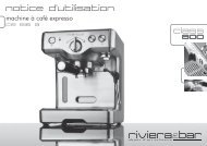 Notice d'utilisation - Machine expresso - CE 816 A - Riviera et Bar