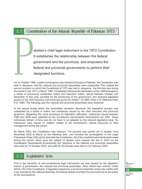 Environmental Law in Pakistan - IUCN