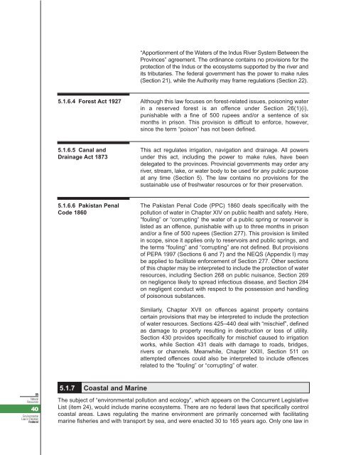 Environmental Law in Pakistan - IUCN