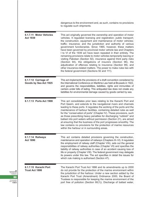 Environmental Law in Pakistan - IUCN