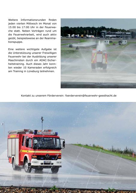 Jahresbericht - Freiwillige Feuerwehr Geesthacht