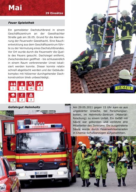 Jahresbericht - Freiwillige Feuerwehr Geesthacht