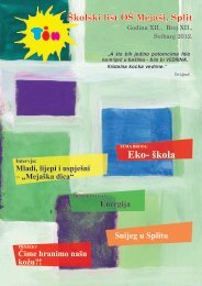 Skolski list - Mejasi3.pdf - Osnovna škola "Mejaši" Split