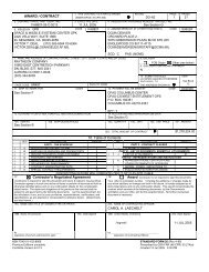 AWARD / CONTRACT 16. Table of Contents Contractor's Negotiated ...