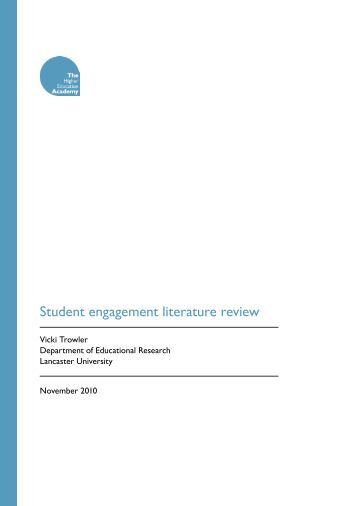 Literature review on engagement