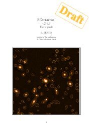 SExtractor Draft - METU Astrophysics