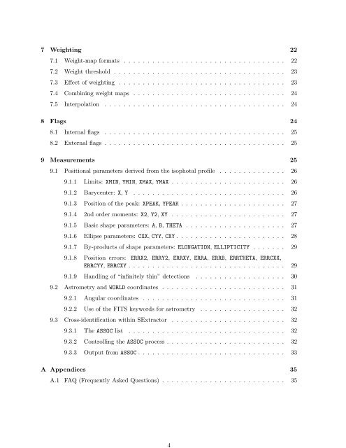 SExtractor Draft - METU Astrophysics