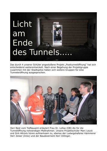 Licht am Ende des Tunnels