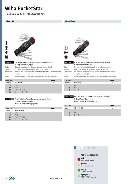 Wiha Product Catalogue 2008/2009 - KAVON CZ sro