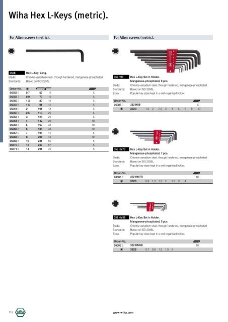 Wiha Product Catalogue 2008/2009 - KAVON CZ sro