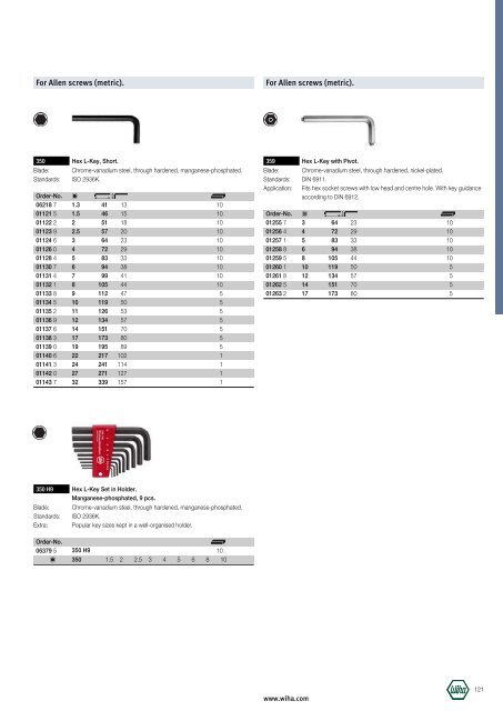 Wiha Product Catalogue 2008/2009 - KAVON CZ sro