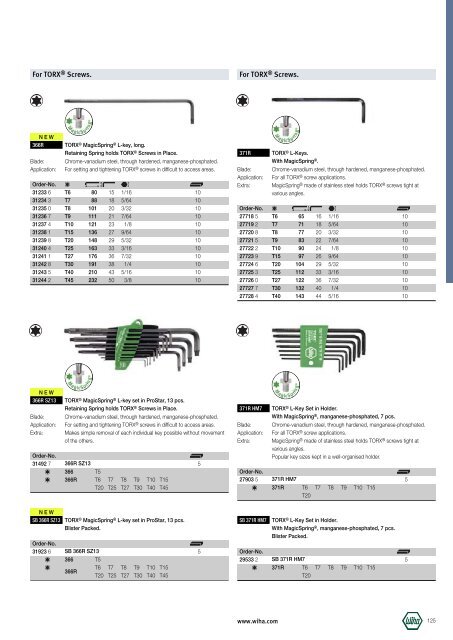 Wiha Product Catalogue 2008/2009 - KAVON CZ sro