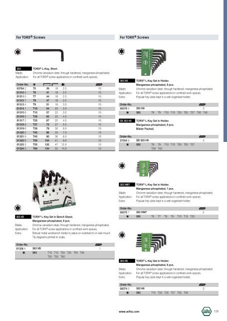 Wiha Product Catalogue 2008/2009 - KAVON CZ sro