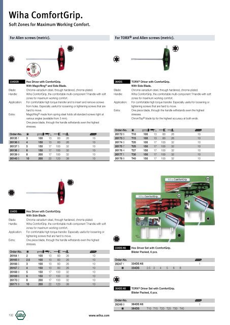 Wiha Product Catalogue 2008/2009 - KAVON CZ sro