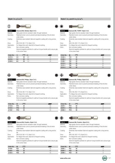 Wiha Product Catalogue 2008/2009 - KAVON CZ sro