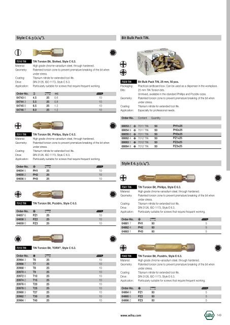 Wiha Product Catalogue 2008/2009 - KAVON CZ sro