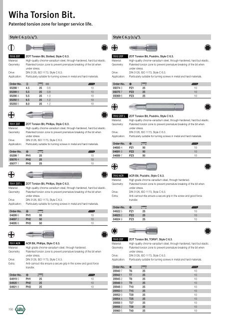 Wiha Product Catalogue 2008/2009 - KAVON CZ sro