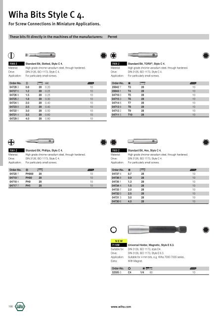 Wiha Product Catalogue 2008/2009 - KAVON CZ sro