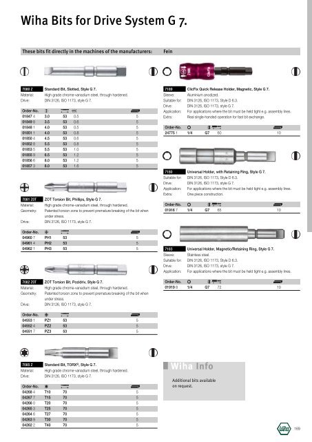 Wiha Product Catalogue 2008/2009 - KAVON CZ sro