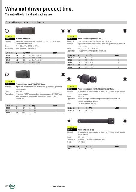 Wiha Product Catalogue 2008/2009 - KAVON CZ sro