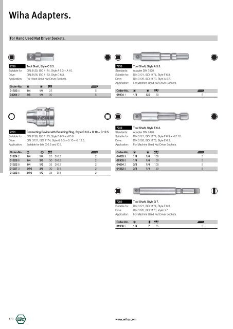 Wiha Product Catalogue 2008/2009 - KAVON CZ sro