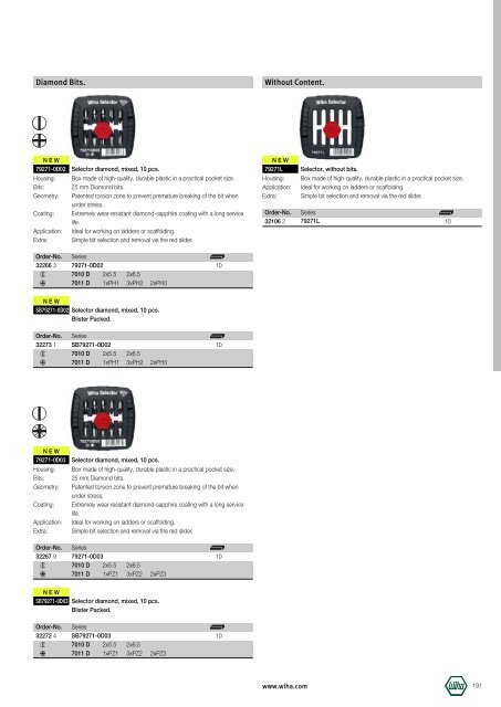 Wiha Product Catalogue 2008/2009 - KAVON CZ sro