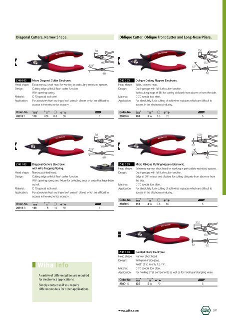 Wiha Product Catalogue 2008/2009 - KAVON CZ sro