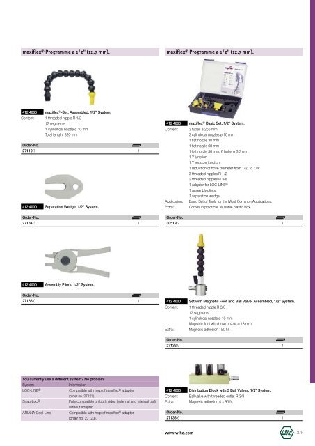 Wiha Product Catalogue 2008/2009 - KAVON CZ sro