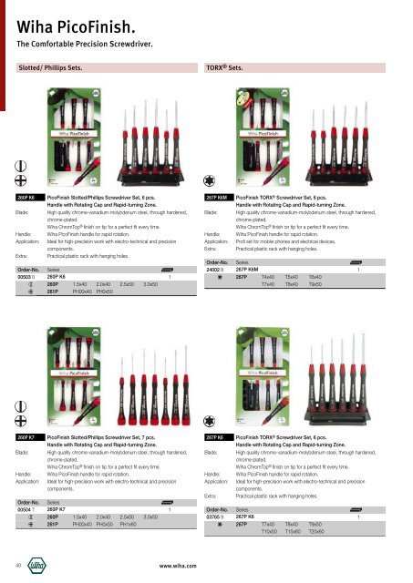 Wiha Product Catalogue 2008/2009 - KAVON CZ sro