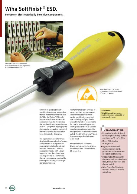 Wiha Product Catalogue 2008/2009 - KAVON CZ sro