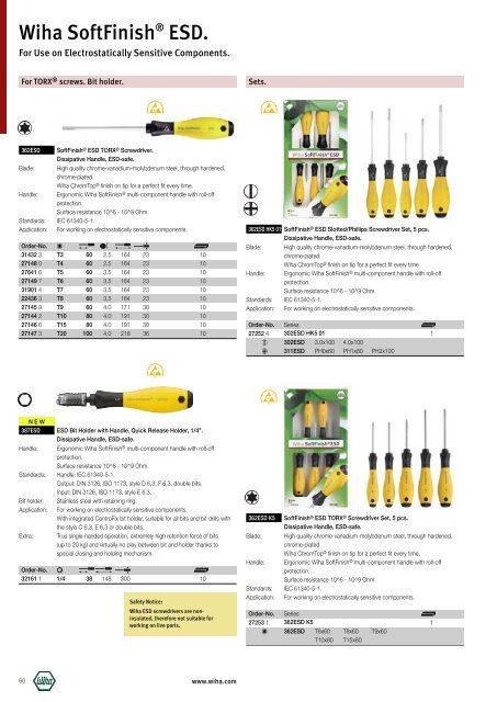 Wiha Product Catalogue 2008/2009 - KAVON CZ sro