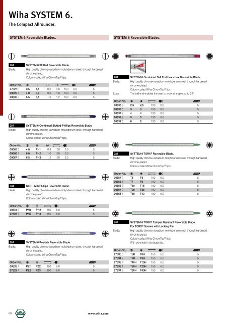 Wiha Product Catalogue 2008/2009 - KAVON CZ sro