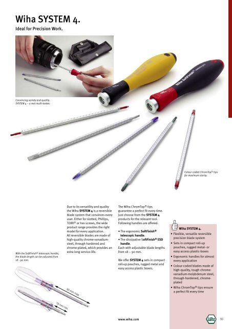 Wiha Product Catalogue 2008/2009 - KAVON CZ sro