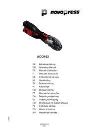 ACO102 - Novopress GmbH Pressen und Presswerkzeuge & Co. KG