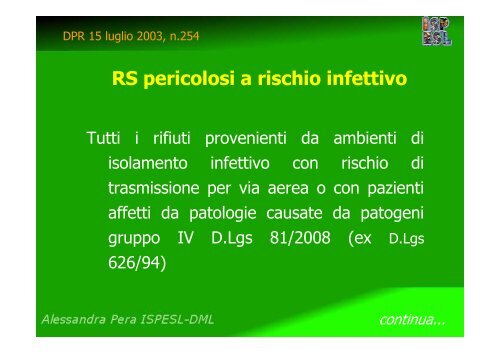 Gestione dei rifiuti in laboratorio